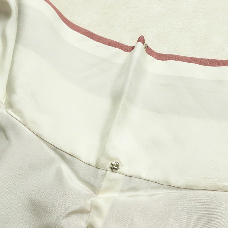 訪問着 落款入り 関口遼一 十日町友禅 一つ紋付き 正絹 人物・動物柄 袷仕立て 身丈159cm 裄丈63.5cm フォーマル 着物 ピンク_画像19