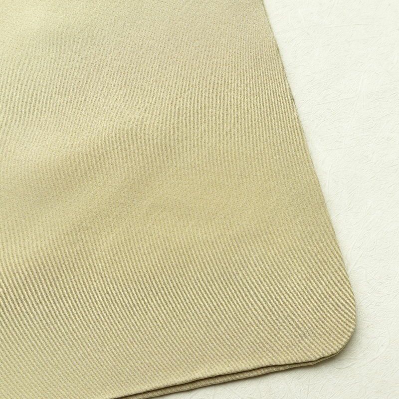 訪問着 良品 一つ紋付き 正絹 木の葉・植物柄 袷仕立て 身丈163.5cm 裄丈67cm フォーマル 着物 ベージュ_画像16