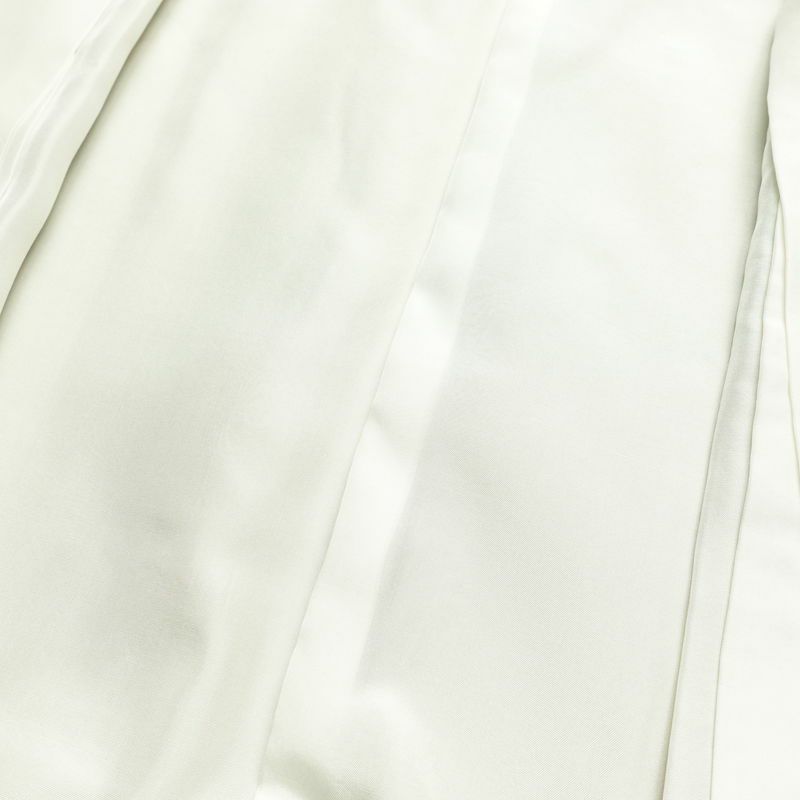 訪問着 良品 一つ紋付き 正絹 木の葉・植物柄 袷仕立て 身丈163.5cm 裄丈67cm フォーマル 着物 ベージュ_画像19