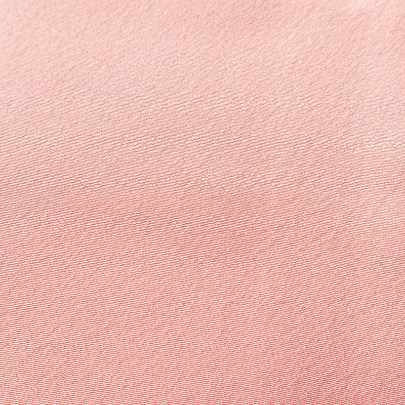 色無地 しつけ糸付き 縮緬 一つ紋付き 正絹 無地 袷仕立て 身丈157cm 裄丈65cm フォーマル 着物 ピンク_画像7