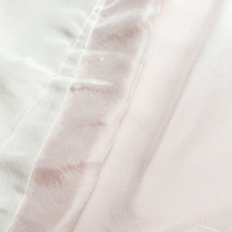 色無地 しつけ糸付き 縮緬 一つ紋付き 正絹 無地 袷仕立て 身丈157cm 裄丈65cm フォーマル 着物 ピンク_画像19