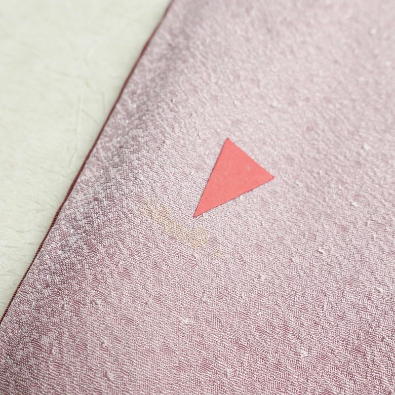 付け下げ 正絹 人物・動物柄 袷仕立て 身丈159.5cm 裄丈65.5cm 箔 フォーマル 着物 紫・藤色_画像15