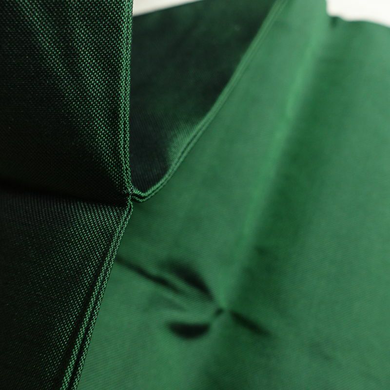 名古屋帯 太鼓柄 良品 正絹 風景柄 名古屋仕立て 箔 帯 緑・うぐいす色_画像20