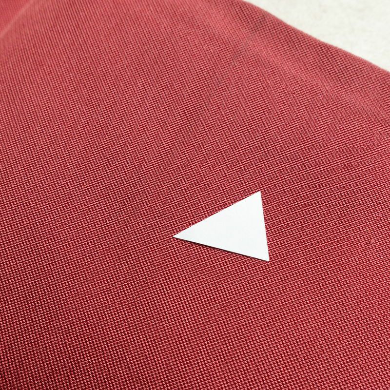 名古屋帯 六通柄 良品 正絹 幾何学柄・抽象柄 名古屋仕立て 一部しつけ糸付き 銀糸 帯 ピンク_画像20