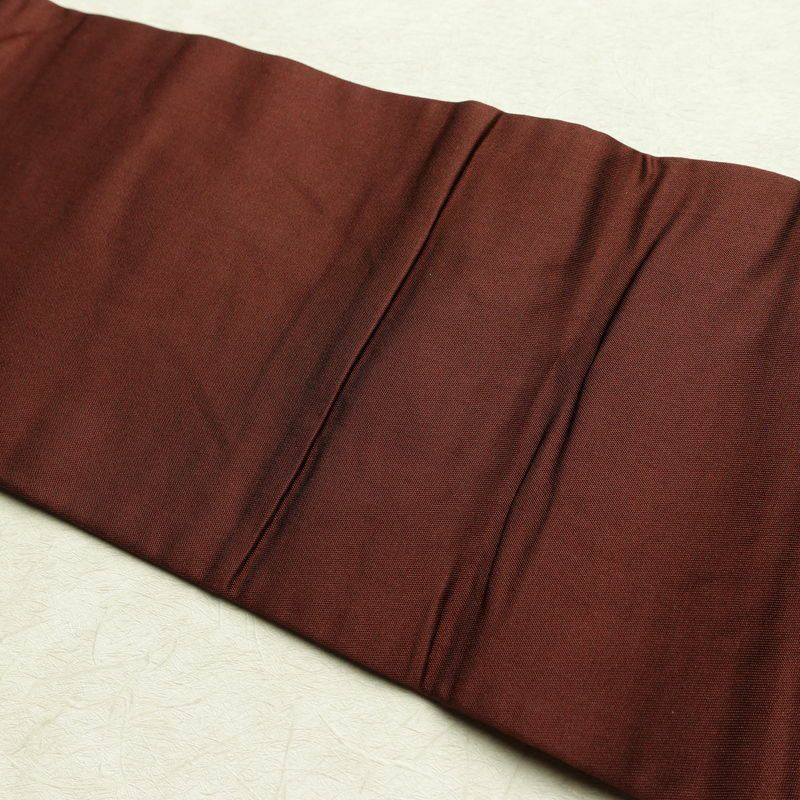 名古屋帯 太鼓柄 正絹 古典柄 名古屋仕立て 箔 帯 茶_画像14