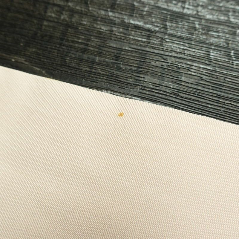 名古屋帯 太鼓柄 落款入り 正絹 人物・動物柄 名古屋仕立て 箔 帯 ピンク_画像15