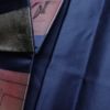 名古屋帯 六通柄 美品 正絹 人物・動物柄 名古屋仕立て 箔 帯 青・紺_画像20
