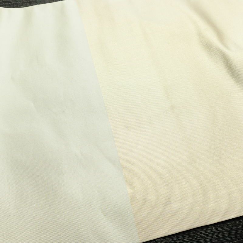 名古屋帯 太鼓柄 良品 正絹 古典柄 通し仕立て 刺繍 金糸 銀糸 帯 ベージュ_画像16