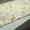 袋帯 六通柄 美品 フォーマル用 正絹 桜 花柄 箔 帯 グレー_画像11