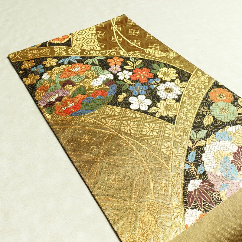 袋帯 六通柄 良品 フォーマル用 正絹 古典柄 箔 金糸 帯 金・銀_画像17