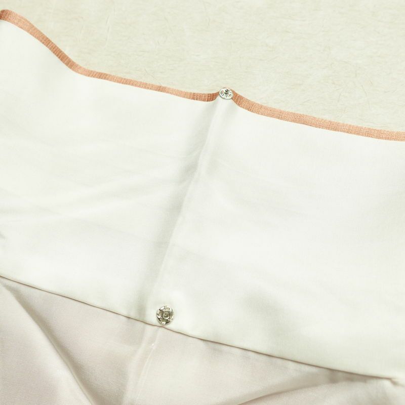 訪問着 良品 しつけ糸付き 正絹 古典柄 袷仕立て 身丈162.5cm 裄丈66cm 箔 フォーマル 着物 ピンク_画像19