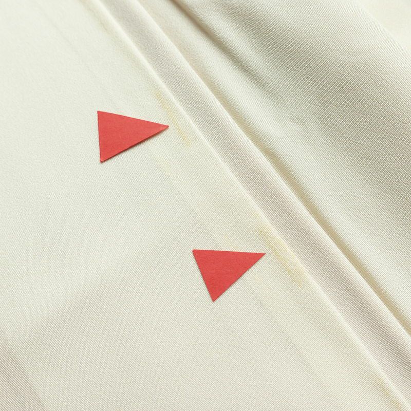 訪問着 良品 しつけ糸付き 正絹 古典柄 袷仕立て 身丈162.5cm 裄丈66cm 箔 フォーマル 着物 ピンク_画像21