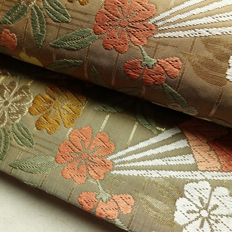 袋帯 六通柄 フォーマル用 正絹 古典柄 箔 金糸 帯 多色使い_画像7