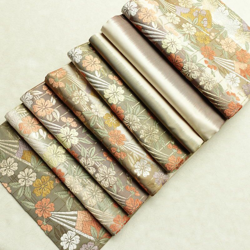 袋帯 六通柄 フォーマル用 正絹 古典柄 箔 金糸 帯 多色使い_画像20