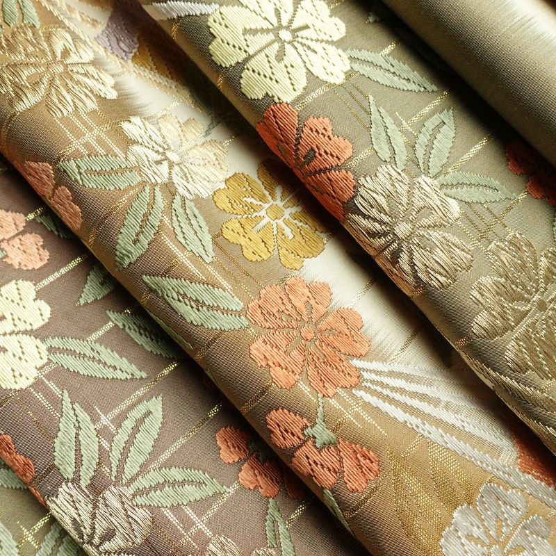 袋帯 六通柄 フォーマル用 正絹 古典柄 箔 金糸 帯 多色使い_画像21