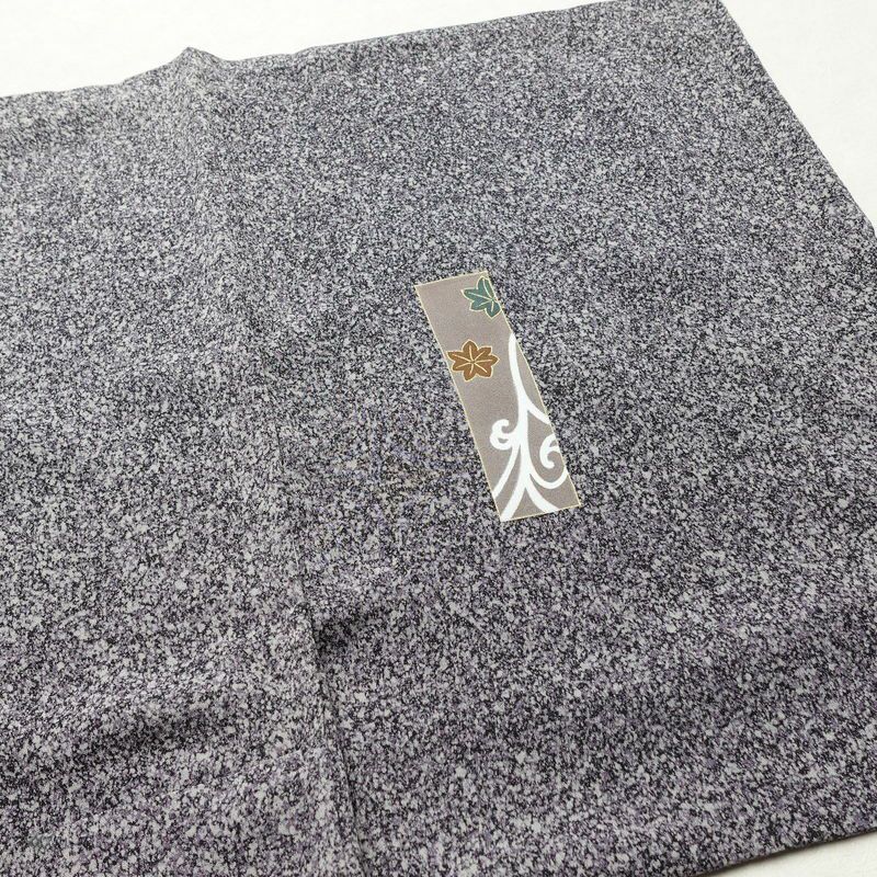 付け下げ 良品 正絹 人物・動物柄 袷仕立て 身丈155.5cm 裄丈63cm 箔 共八掛 金彩 金通し フォーマル 着物 紫・藤色_画像15