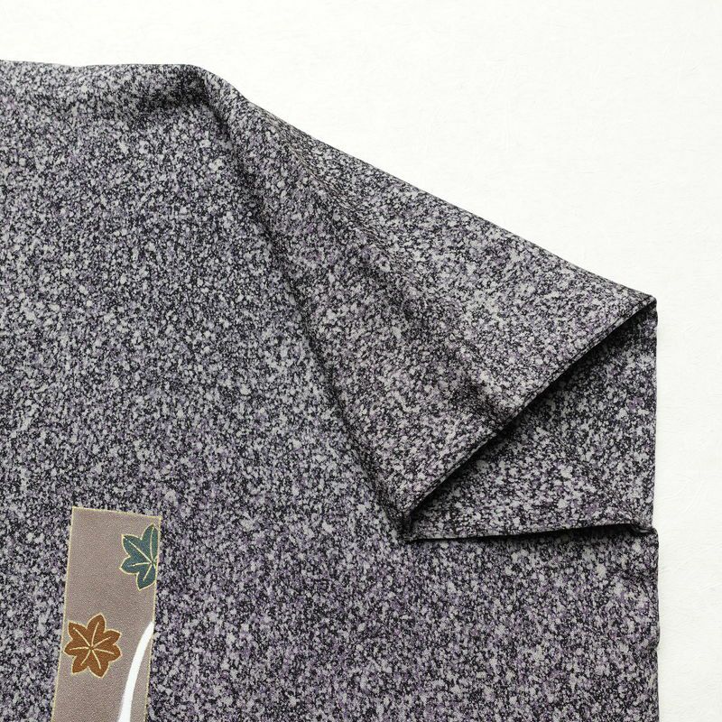 付け下げ 良品 正絹 人物・動物柄 袷仕立て 身丈155.5cm 裄丈63cm 箔 共八掛 金彩 金通し フォーマル 着物 紫・藤色_画像16