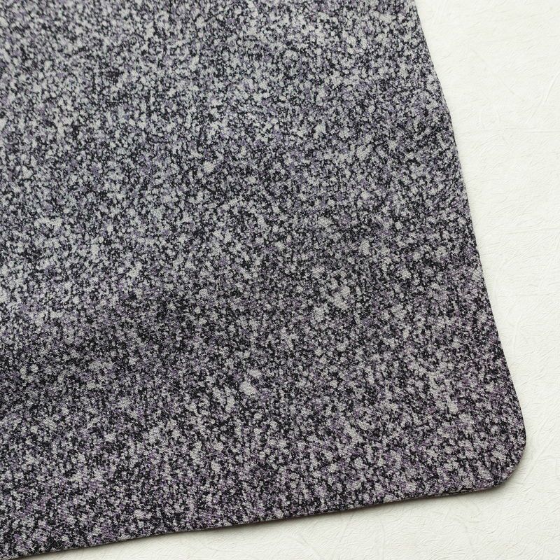 付け下げ 良品 正絹 人物・動物柄 袷仕立て 身丈155.5cm 裄丈63cm 箔 共八掛 金彩 金通し フォーマル 着物 紫・藤色_画像17