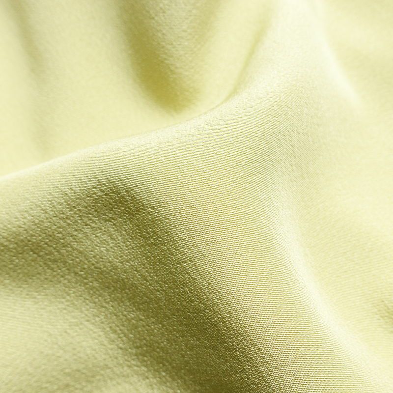 訪問着 良品 縮緬 正絹 花柄 袷仕立て 身丈161.5cm 裄丈63cm 箔 フォーマル 着物 クリーム_画像21