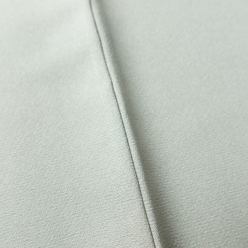 付け下げ しつけ糸付き 正絹 花柄 袷仕立て 身丈154cm 裄丈63cm 共八掛 金彩 フォーマル 着物 グレー_画像11