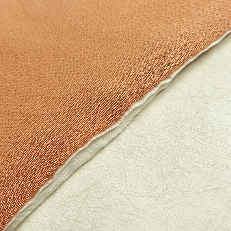 訪問着 縮緬 正絹 花柄 袷仕立て 身丈160.5cm 裄丈67cm 箔 フォーマル 着物 茶_画像20