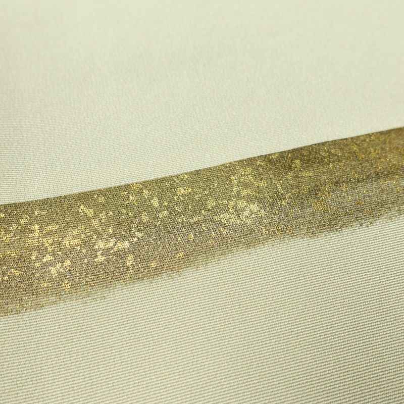 訪問着 良品 しつけ糸付き 金駒刺繍 正絹 花柄 袷仕立て 身丈159.5cm 裄丈65.5cm 箔 金彩 フォーマル 着物 緑・うぐいす色_画像8