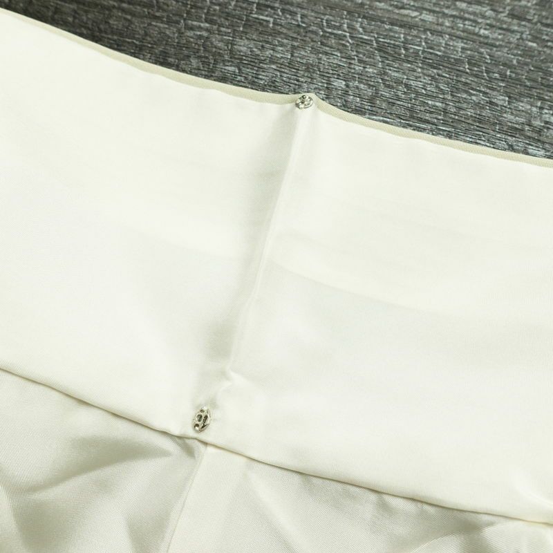 訪問着 良品 しつけ糸付き 金駒刺繍 正絹 花柄 袷仕立て 身丈159.5cm 裄丈65.5cm 箔 金彩 フォーマル 着物 緑・うぐいす色_画像20