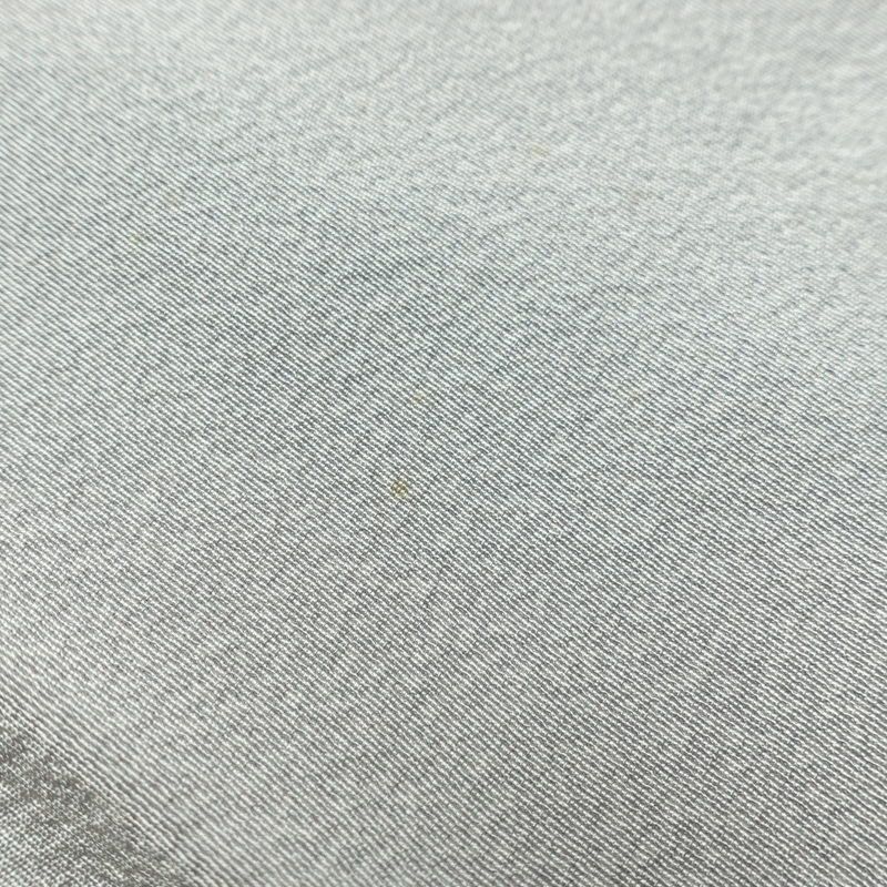 訪問着 縮緬 正絹 花柄 袷仕立て 身丈154cm 裄丈68cm フォーマル 着物 青・紺_画像15