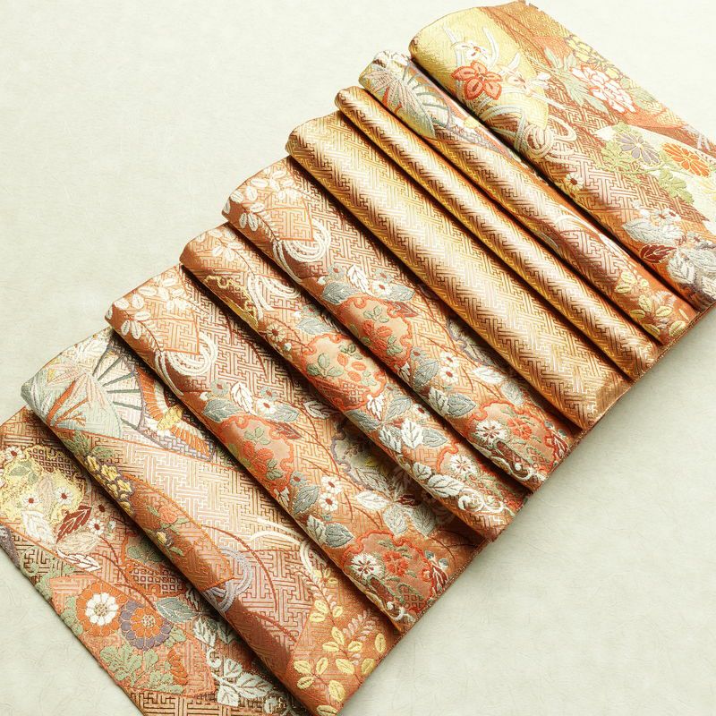 袋帯 六通柄 フォーマル用 正絹 古典柄 箔 金糸 帯 雪輪 紗綾形 金・銀_画像20