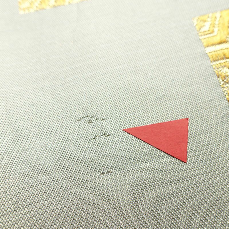 袋帯 六通柄 フォーマル用 正絹 古典柄 箔 金糸 帯 金・銀_画像15