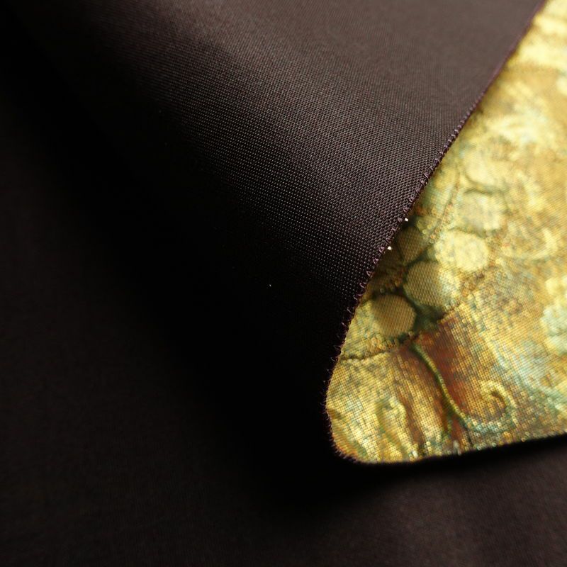 袋帯 六通柄 フォーマル用 正絹 幾何学柄・抽象柄 箔 帯 金・銀_画像11