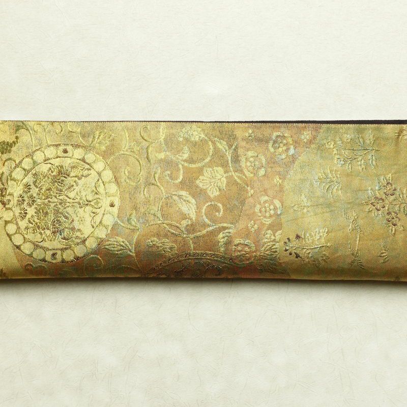 袋帯 六通柄 フォーマル用 正絹 幾何学柄・抽象柄 箔 帯 金・銀_画像16