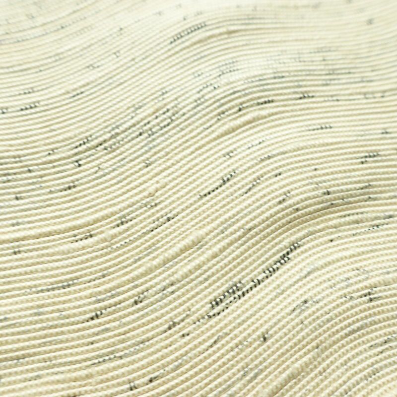 名古屋帯 全通柄 正絹 その他の柄 通し仕立て 帯 クリーム_画像5