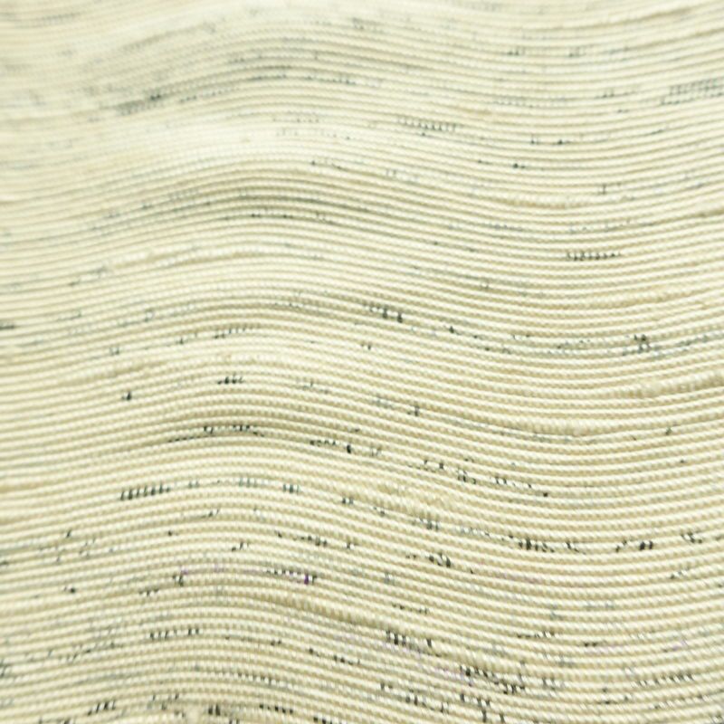 名古屋帯 全通柄 正絹 その他の柄 通し仕立て 帯 クリーム_画像6