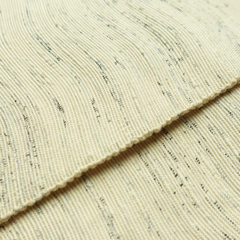 名古屋帯 全通柄 正絹 その他の柄 通し仕立て 帯 クリーム_画像12