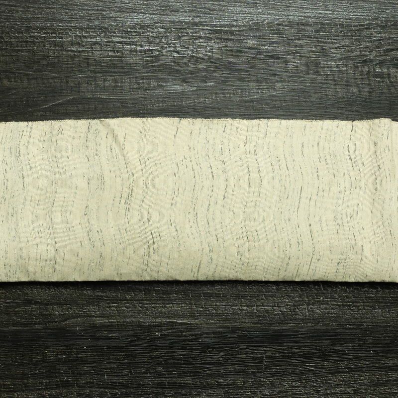 名古屋帯 全通柄 正絹 その他の柄 通し仕立て 帯 クリーム_画像15