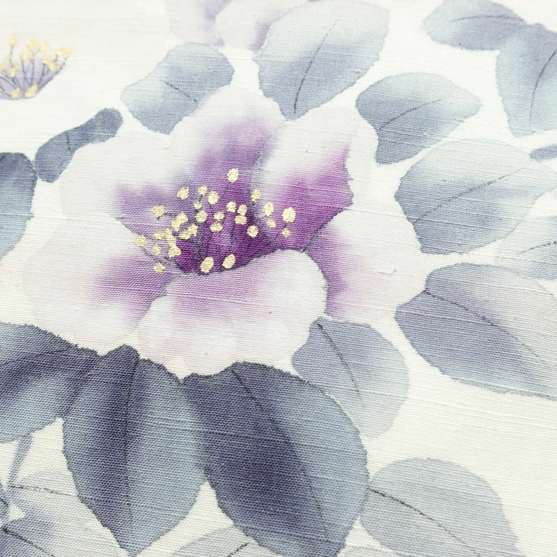 名古屋帯 太鼓柄 良品 手描き 佳志 落款入り 正絹 花柄 名古屋仕立て 箔 帯 ピンク_画像3