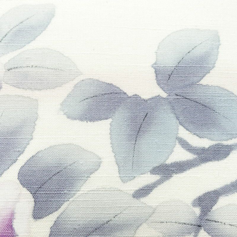 名古屋帯 太鼓柄 良品 手描き 佳志 落款入り 正絹 花柄 名古屋仕立て 箔 帯 ピンク_画像4