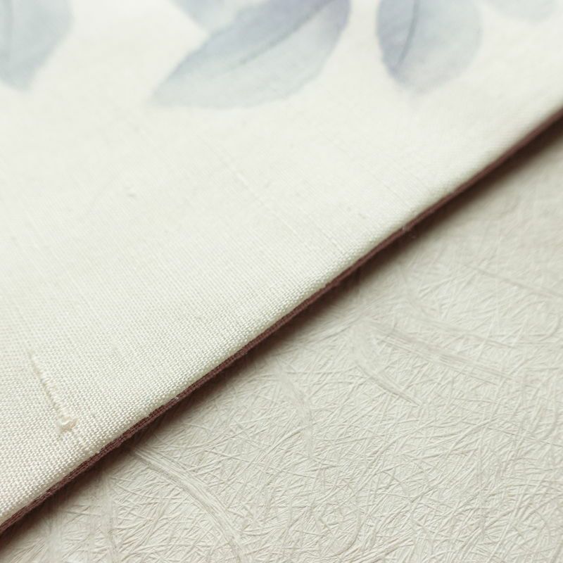 名古屋帯 太鼓柄 良品 手描き 佳志 落款入り 正絹 花柄 名古屋仕立て 箔 帯 ピンク_画像13