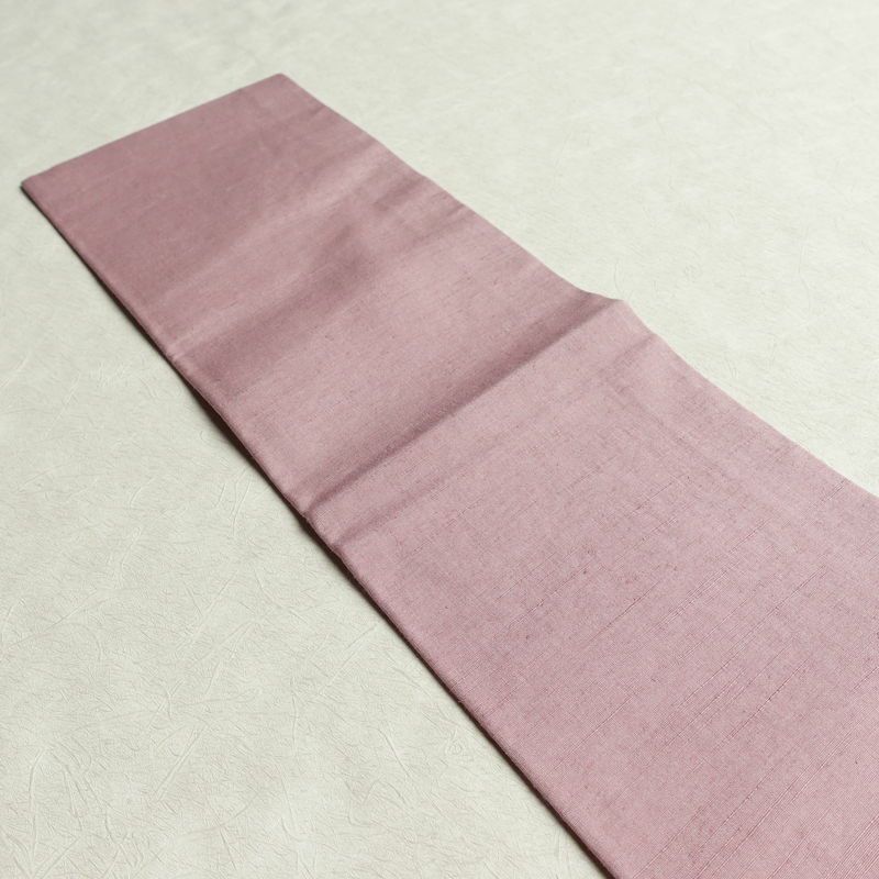 名古屋帯 太鼓柄 良品 手描き 佳志 落款入り 正絹 花柄 名古屋仕立て 箔 帯 ピンク_画像16