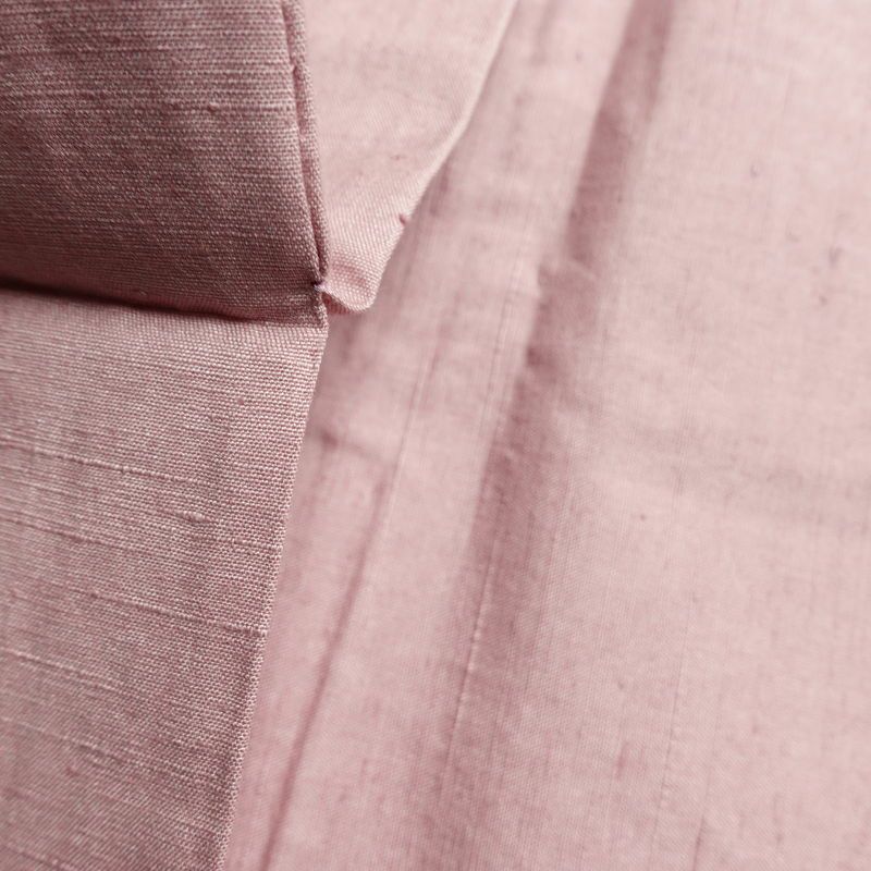 名古屋帯 太鼓柄 良品 手描き 佳志 落款入り 正絹 花柄 名古屋仕立て 箔 帯 ピンク_画像20