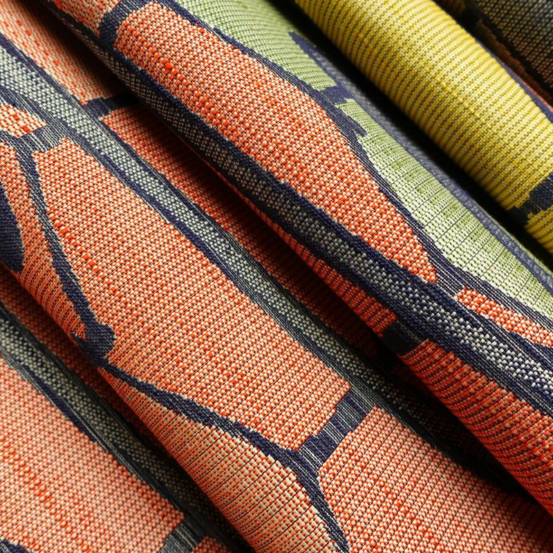 名古屋帯 全通柄 正絹 古典柄 通し仕立て 帯 多色使い_画像15