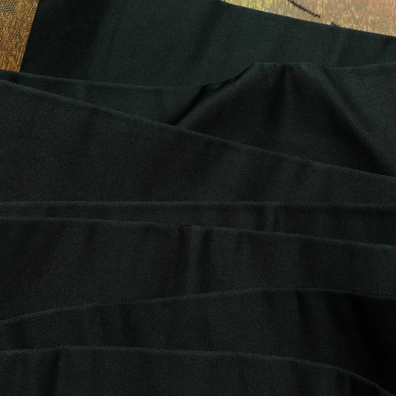 名古屋帯 太鼓柄 正絹 木の葉・植物柄 名古屋仕立て 帯 緑・うぐいす色_画像17