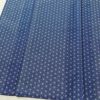 盛夏 小紋 絽 良品 夏用 ポリエステル 麻の葉柄 単衣仕立て 身丈155.5cm 裄丈64.5cm 着物 青・紺_画像4