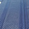 盛夏 小紋 絽 良品 夏用 ポリエステル 麻の葉柄 単衣仕立て 身丈155.5cm 裄丈64.5cm 着物 青・紺_画像5