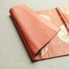 名古屋帯 六通柄 美品 正絹 古典柄 名古屋仕立て 帯 サーモンピンク ピンク_画像9