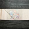 名古屋帯 太鼓柄 正絹 古典柄 名古屋仕立て 箔 帯 ピンク_画像13