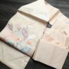 名古屋帯 太鼓柄 正絹 古典柄 名古屋仕立て 箔 帯 ピンク_画像16