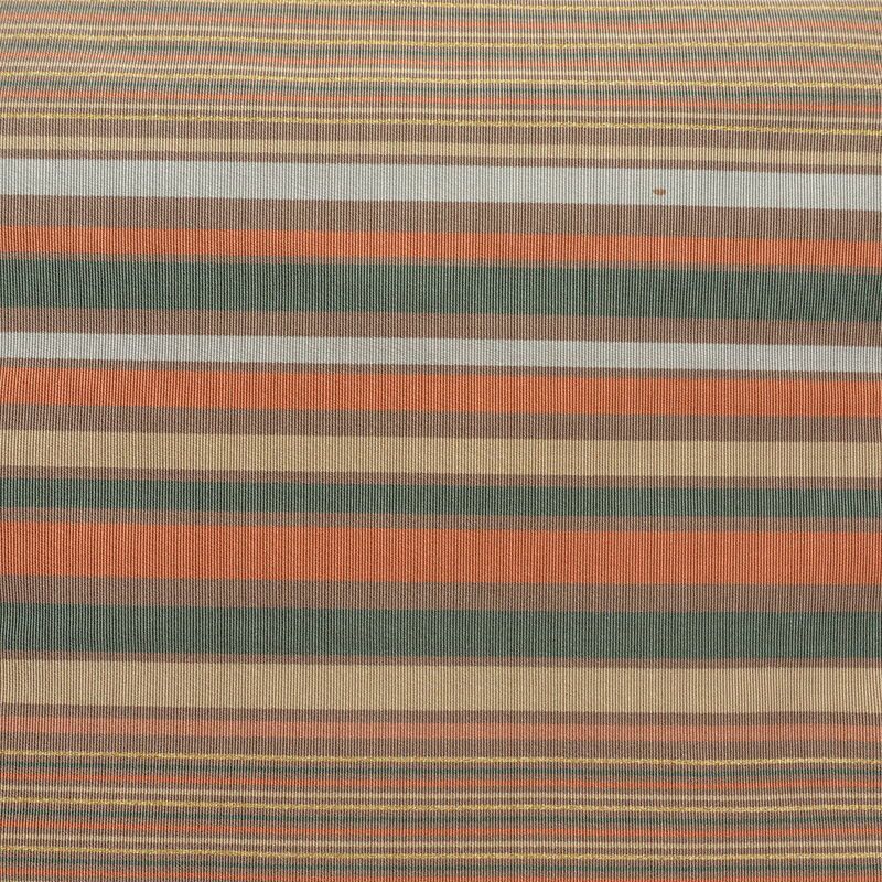 名古屋帯 六通柄 正絹 縞柄・線柄 松葉仕立て 帯 小豆・エンジ_画像2