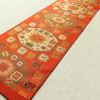 名古屋帯 六通柄 良品 正絹 幾何学柄・抽象柄 名古屋仕立て 帯 橙_画像8